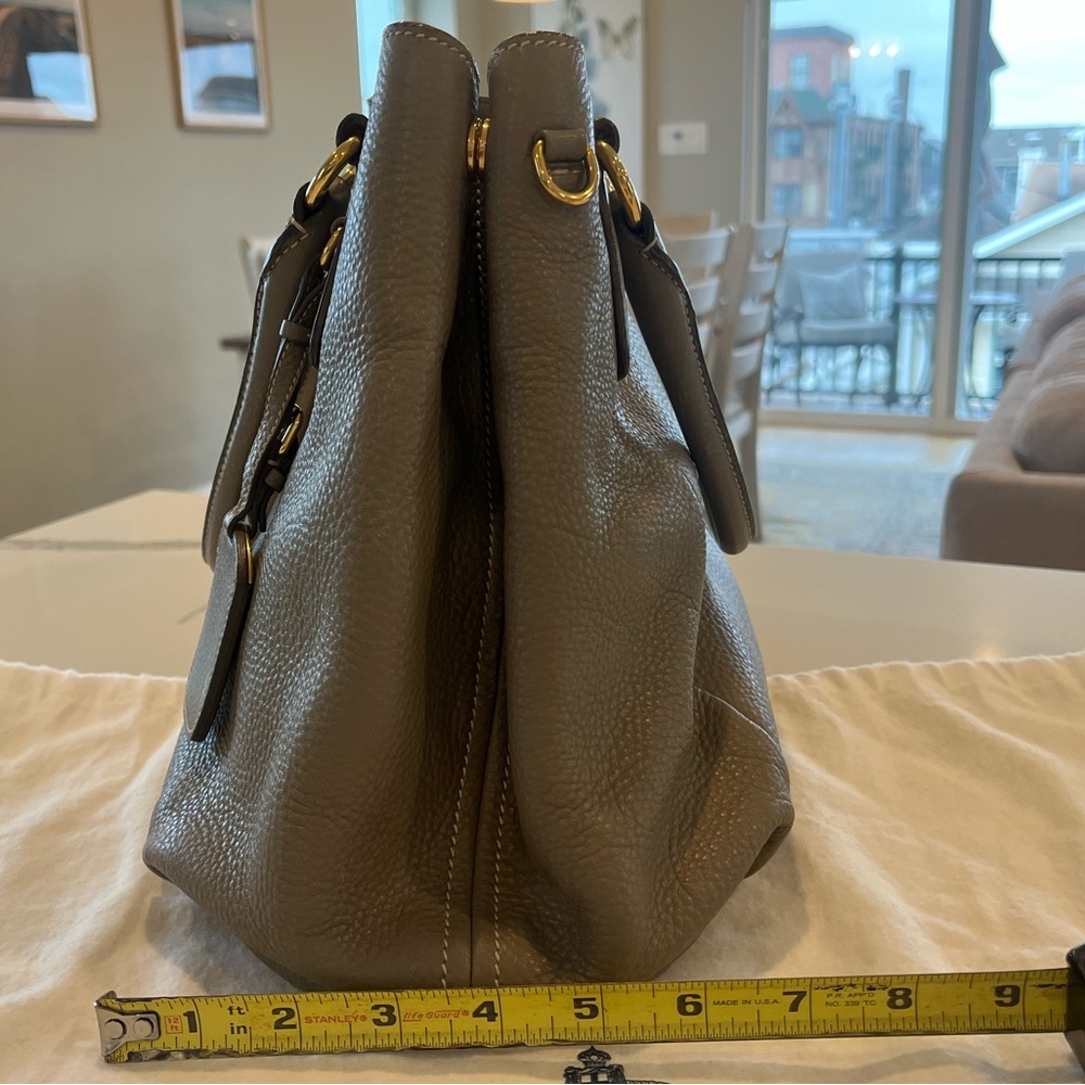 Prada - Vitello Daino Sacca 2 Manici in Argilla - Satchel / Crossbody / Tote Bag - Picture 12 of 16